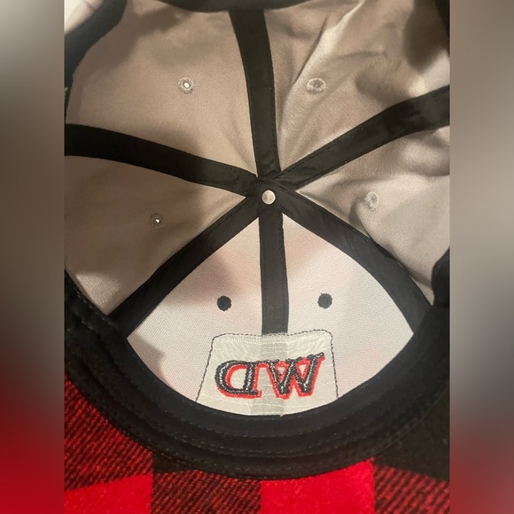 NWOT New WALL Drug Buffalo Plaid Womens Baseball Hat adjustable - Picture 6 of 6